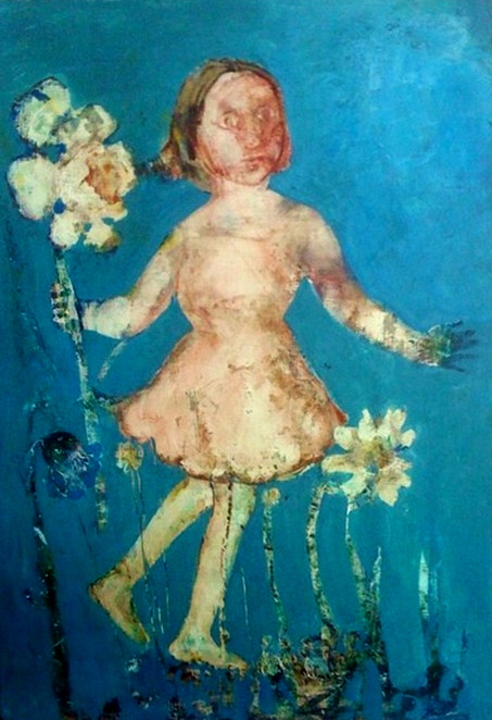 Girl with Flower